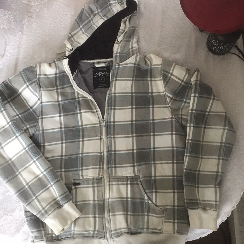 Hooded zip up